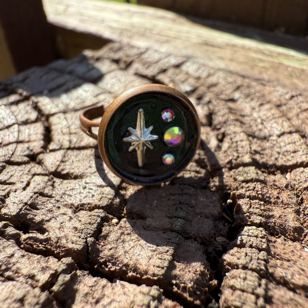 Bronze Tone Handmade Statement Ring